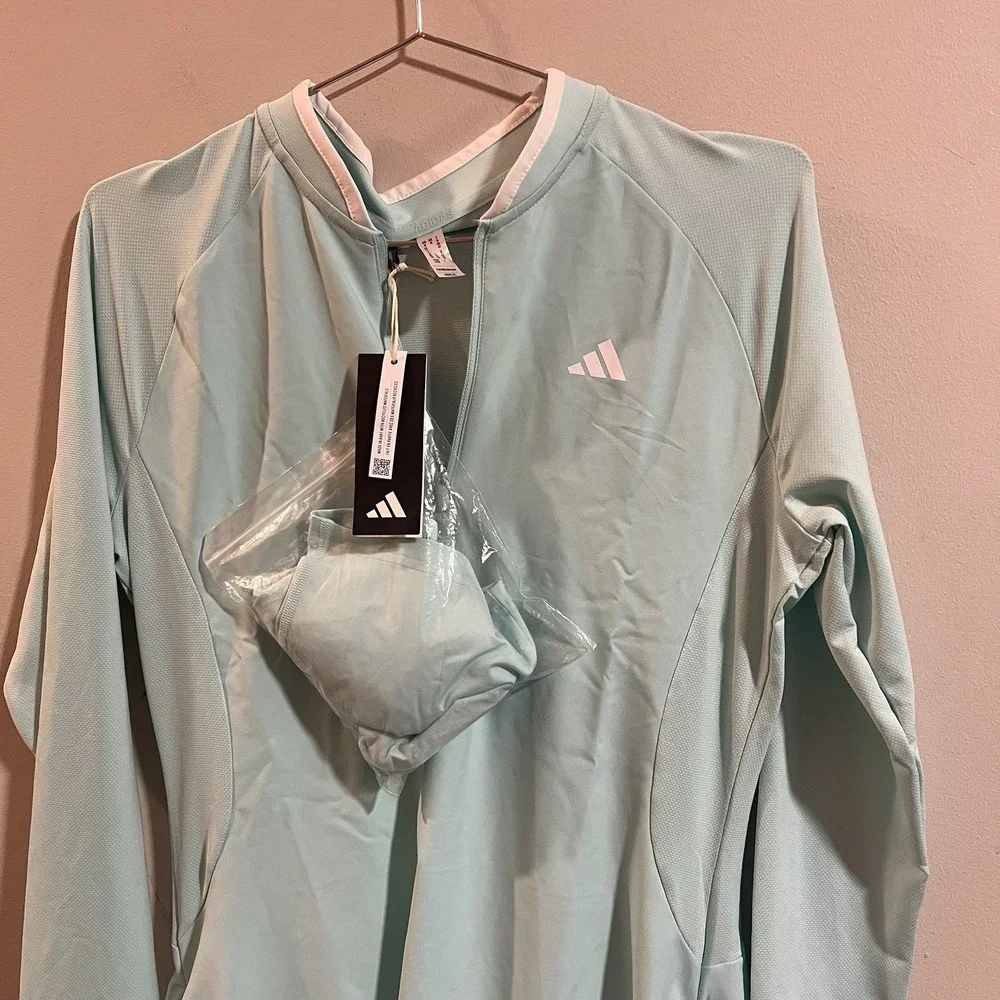 Adidas Light Blue Golf Athletic Dress - Women's Size M - Picture 6 of 8